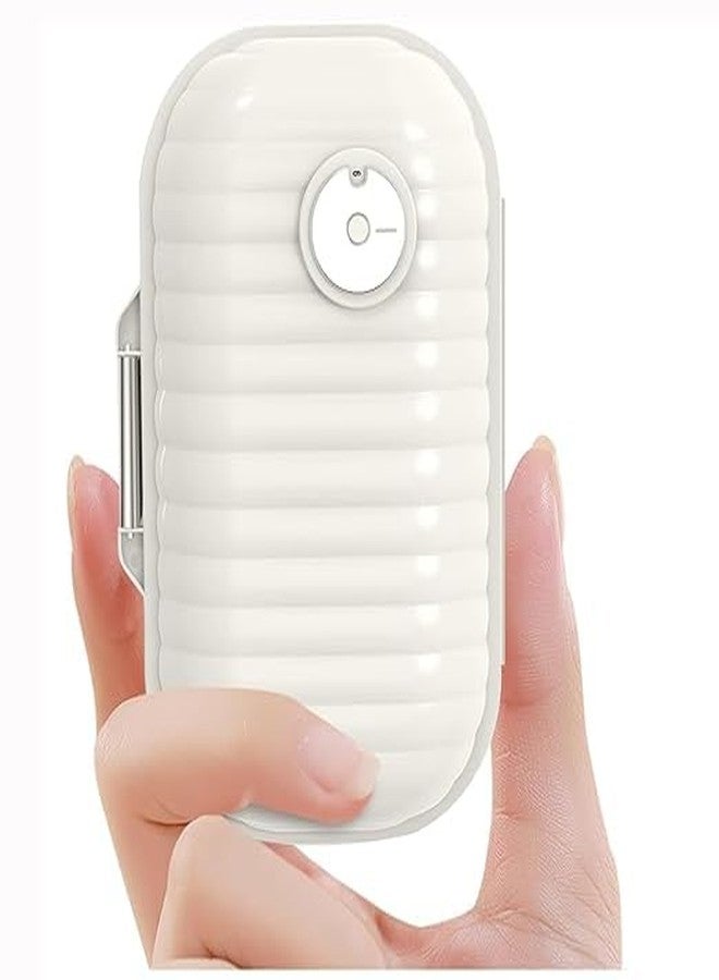 Scribify Grid Square Pill Box Weekly Portable Pill Organizer Case with 7 Compartments Daily for Purse Pocket Medicine Vitamin Container - Image 1